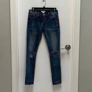 Mid Rise Skinny Jeans